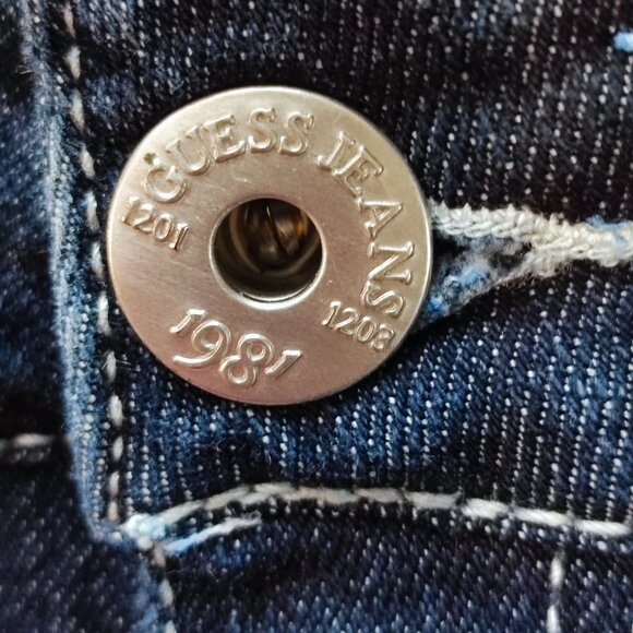 Guess Sarah jeans low rise skinny blue girls size 8 - Picture 8 of 8